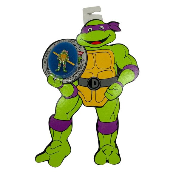 Teenage Mutant Ninja Turtle Donatello Vintage 1990 TMNT Lapel Pin - Picture 1 of 2